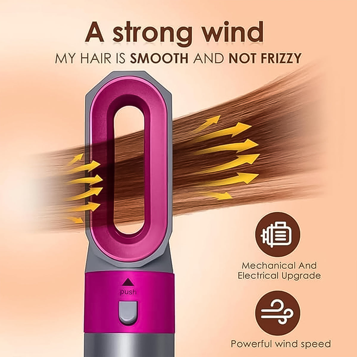 5 In 1 Hair Dryer Brush Multifunctional Hot Air Styler Hair Tools