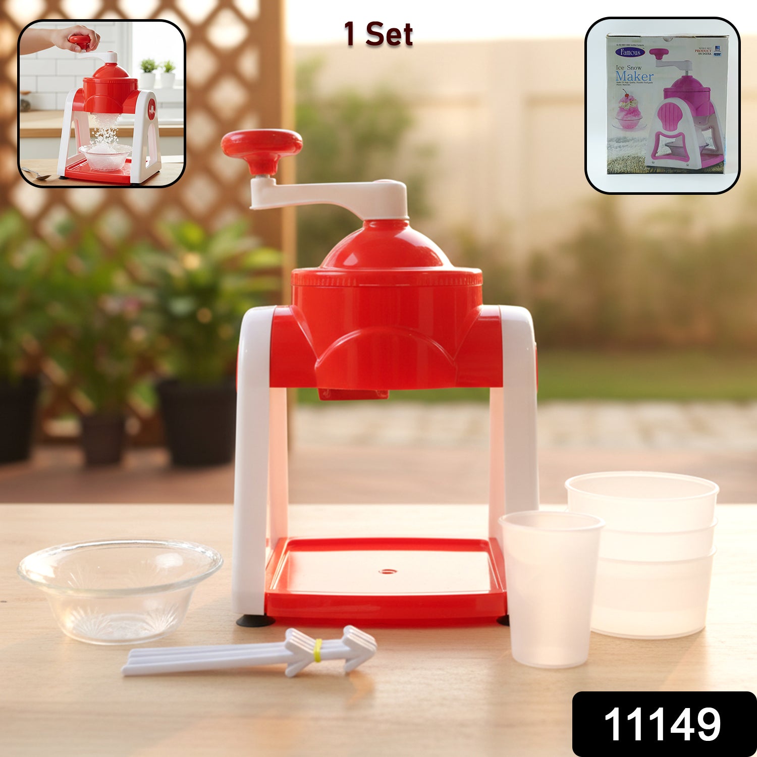 Manual Gola Maker (Red Color)
