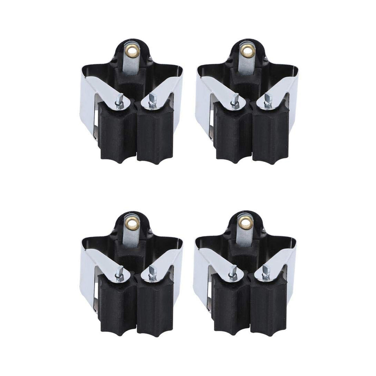 Multifunction Wall Mount Garage Holder For Mop  Broom  Hanger (4 Pcs Set)