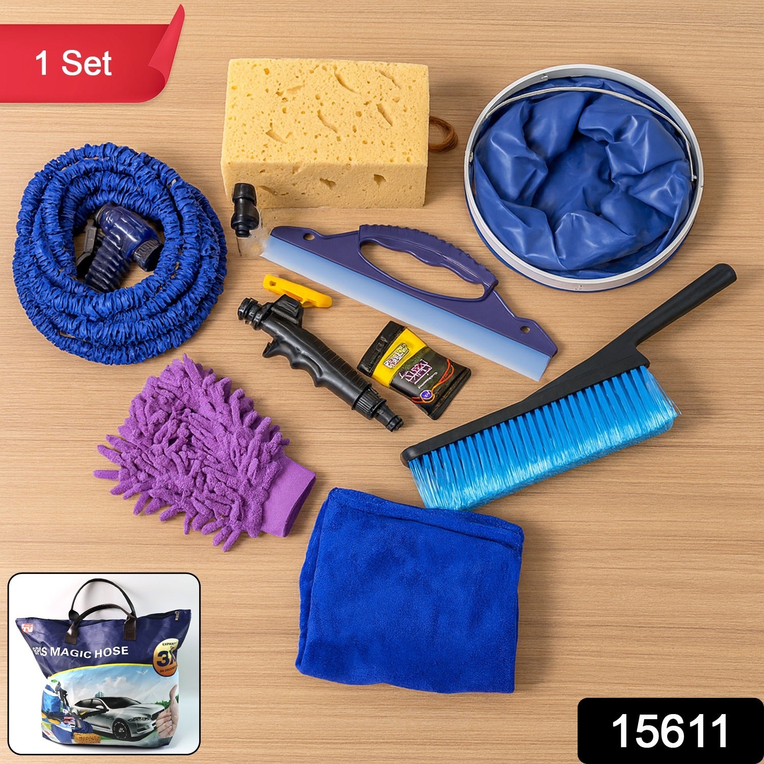 Premium 9-in-1 Car Washing And Cleaning Kit (Set)