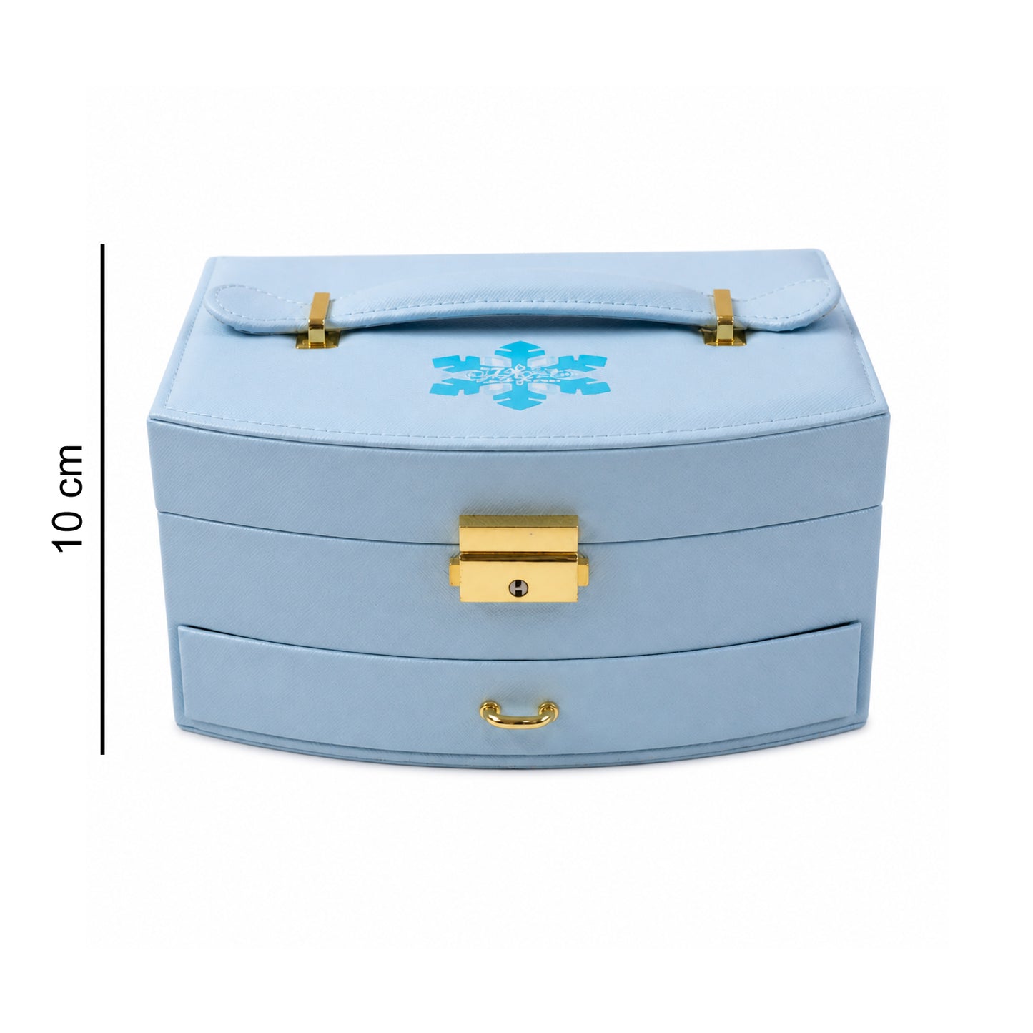 Premium Multi Layer Jewelry Storage Box With Mirror (1 Set)