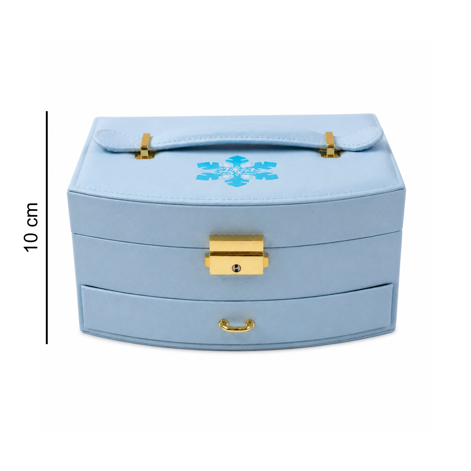 Premium Multi Layer Jewelry Storage Box With Mirror (1 Set)