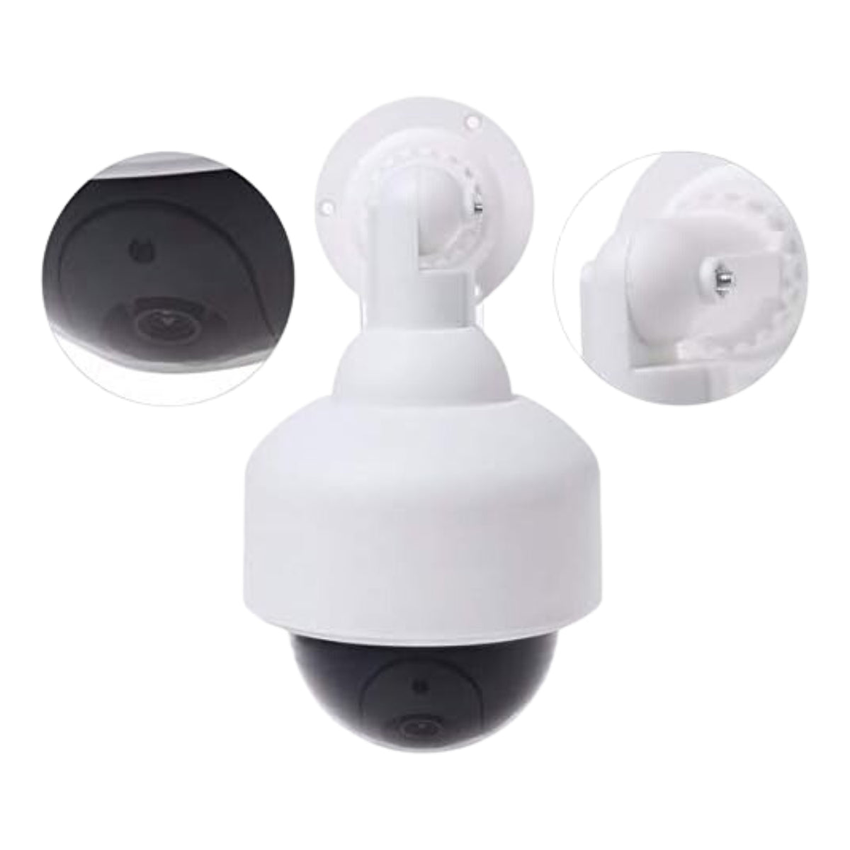 Fake  Dummy Camera Cctv  With Flashing Red Led Light (1 Pc  Battery Not Included)