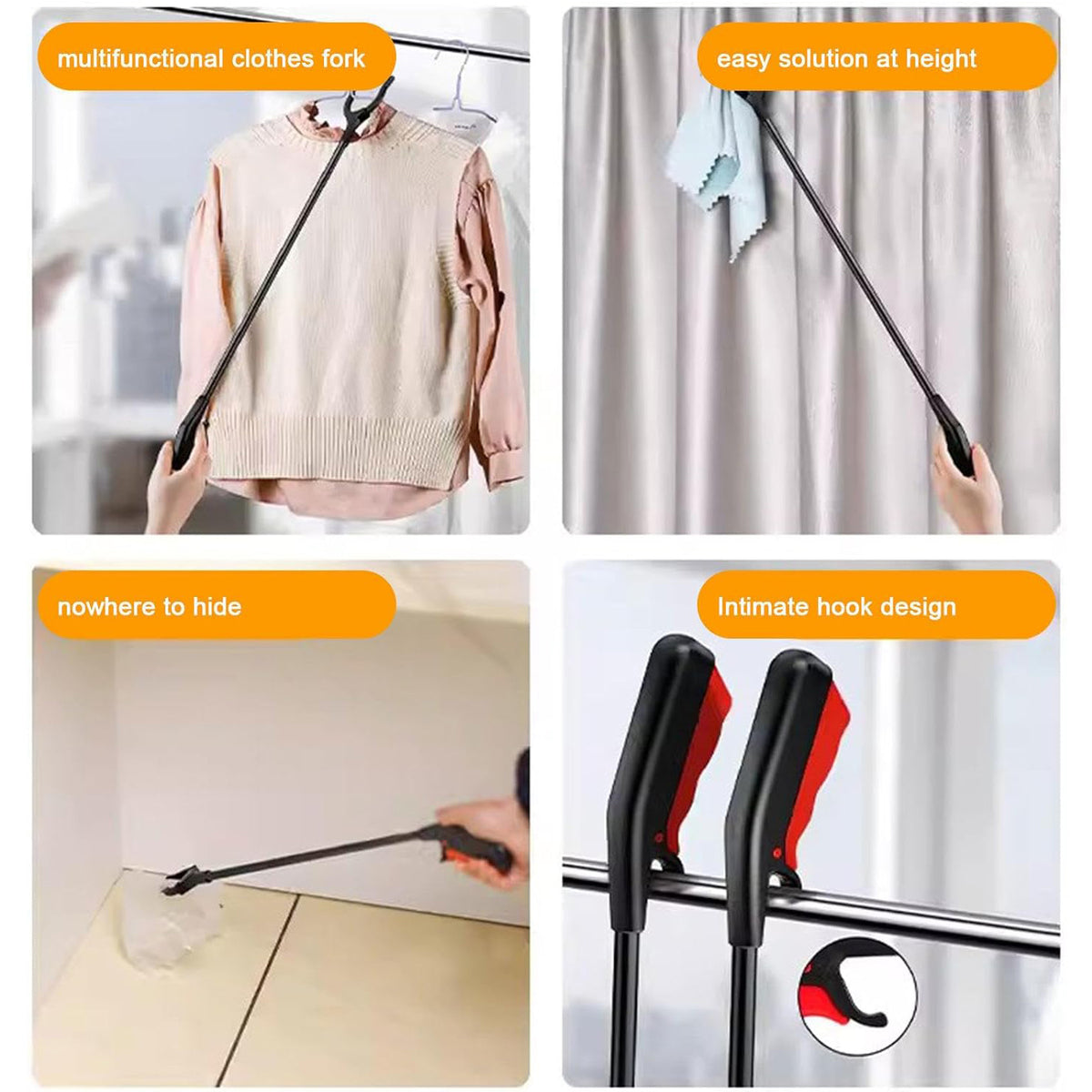 Tool Pick Up Stick For Elderly Robust Gripping Tool For Outdoor Cleaning (1 Pc  Big)