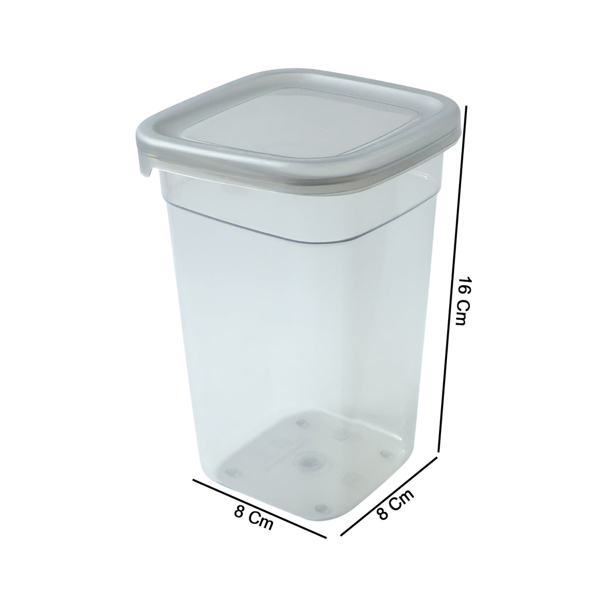 Plastic Multipurpose Kitchen Storage  Fridge Container (1200 Ml 6 Pc)